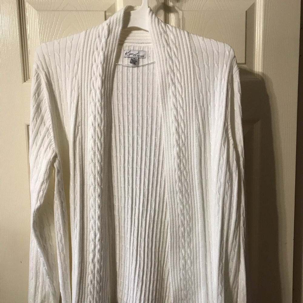 Kim Rogers long sleeve sweater/kimono XL